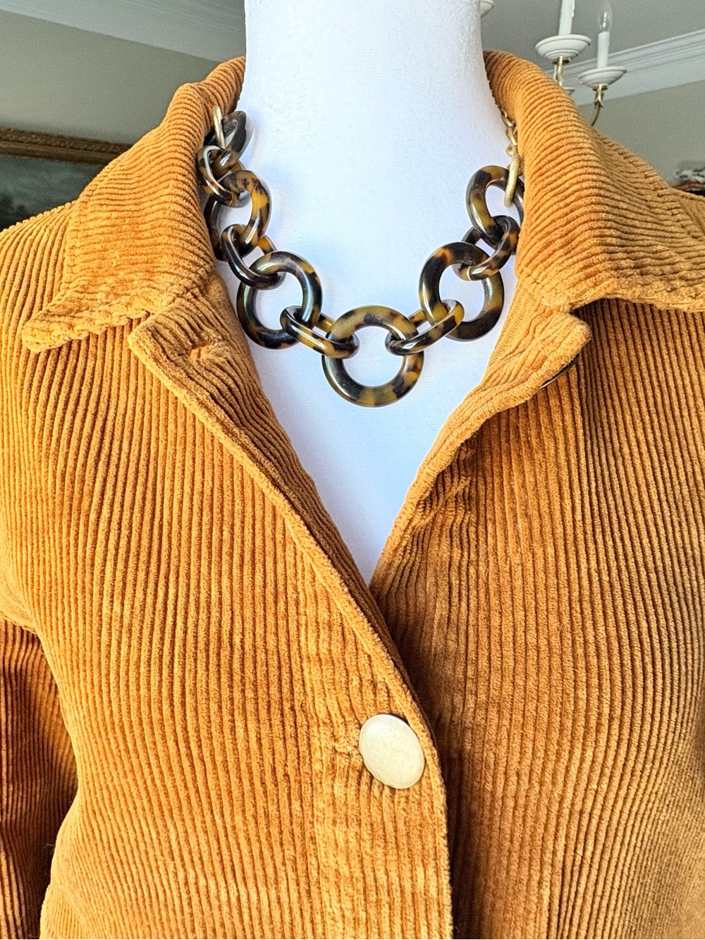 Sanctuary Corduroy Button-Front Jacket M